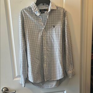 Polo by Ralph Lauren Black and White Casual Button Down Shirt